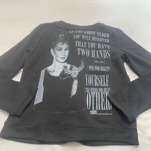 NWT La Rue Dolce Audrey Hepburn Black Cardigan Sweater Size Medium New